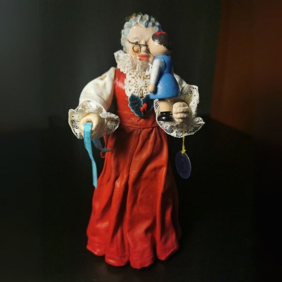 Vtg Possible Dreams 1993 Mrs. Claus Clothtiques 5.5" Tall - Picture 1 of 5